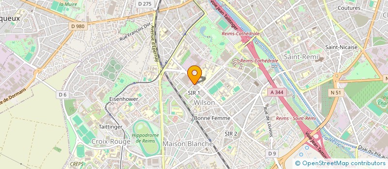 localisation de l'entreprise ZE DRIVER  REIMS