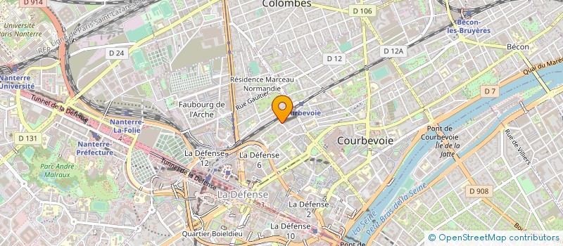 localisation de l'entreprise ZE ENERGY MENNETOU à COURBEVOIE
