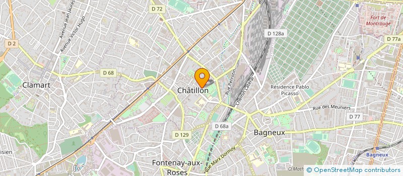 localisation de l'entreprise ZE FACTORY  CHATILLON