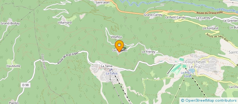 localisation de l'entreprise ZE GRANGE à COURCHEVEL