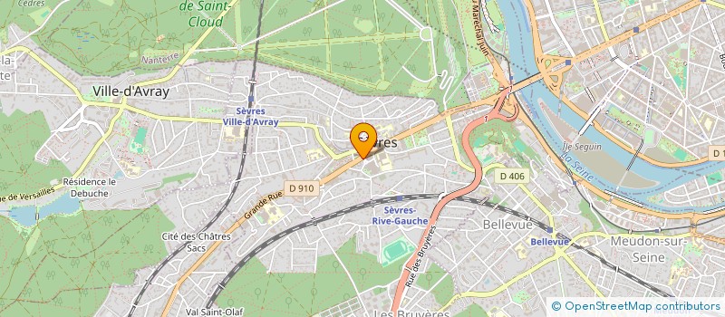 localisation de l'entreprise ZE KITCHEN à SEVRES