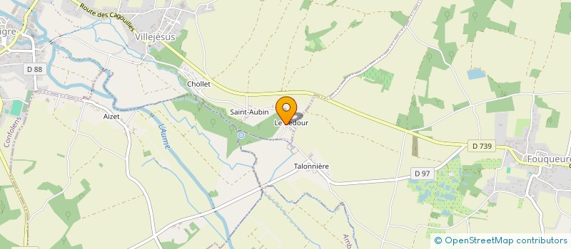 localisation de l'entreprise ZE TEAM  AIGRE