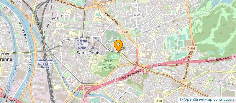 localisation de l'entreprise ZEA NETTOYAGE à SAINT-DENIS