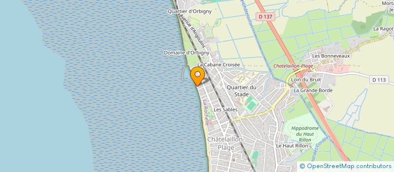 localisation de l'entreprise ZEAVENTURE à CHATELAILLON-PLAGE