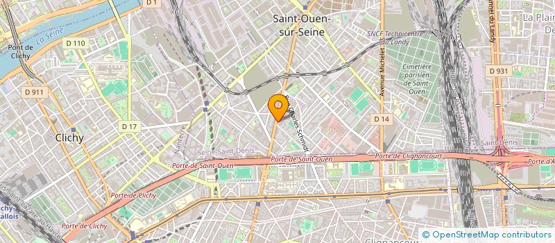 localisation de l'entreprise ZEB&KO à SAINT-OUEN-SUR-SEINE