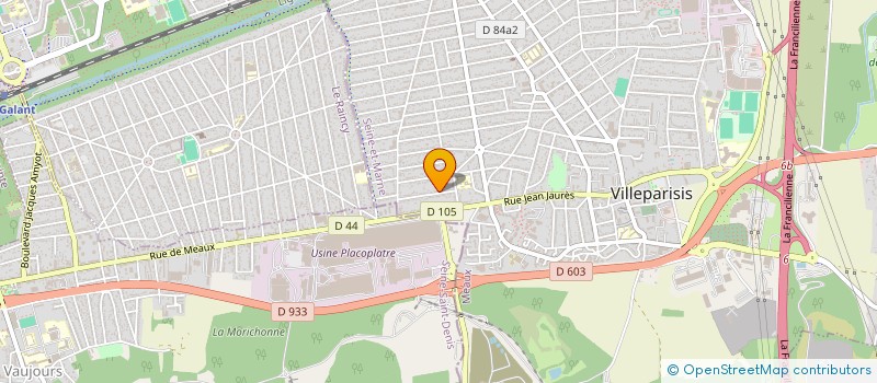 localisation de l'entreprise ZEBAPIC  VILLEPARISIS