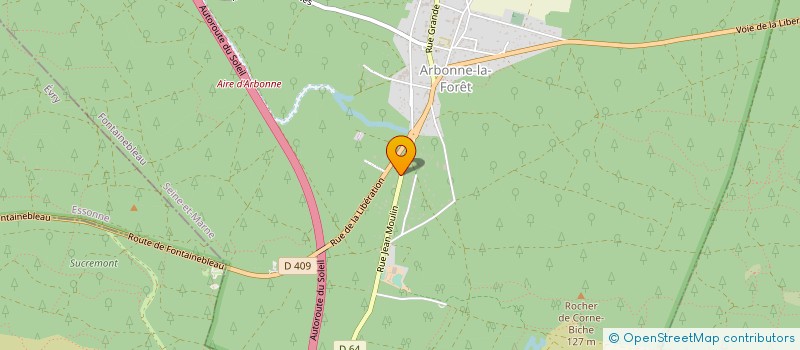 localisation de l'entreprise ZEBEDEE à ARBONNE-LA-FORET