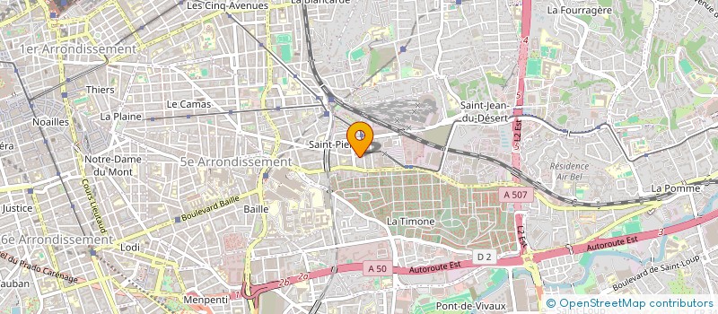 localisation de l'entreprise ZEBEDEE LIBRE AVEC L'AUTRE à MARSEILLE
