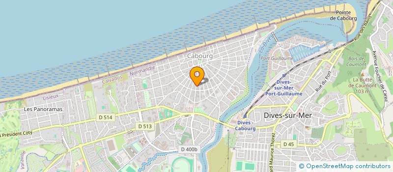 localisation de l'entreprise ZEBEST  CABOURG