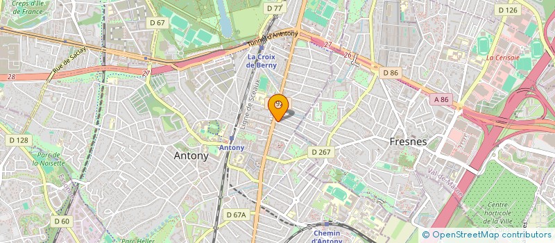 localisation de l'entreprise ZEBOUDJ BAYA à ANTONY