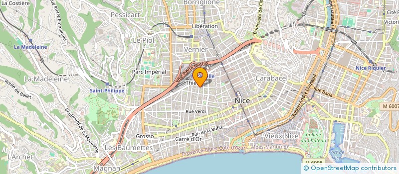localisation de l'entreprise ZEBR'ART CONNEXION à NICE