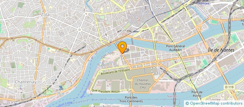 localisation de l'entreprise ZEBRA 3 PROJETS à NANTES
