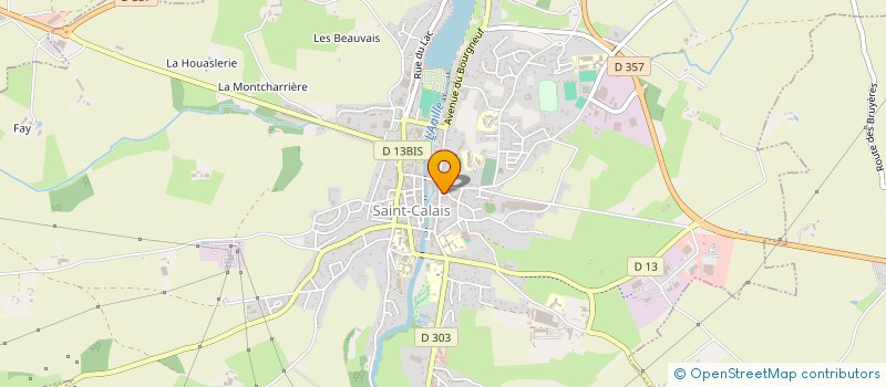 localisation de l'entreprise ZEBRA  SAINT-CALAIS