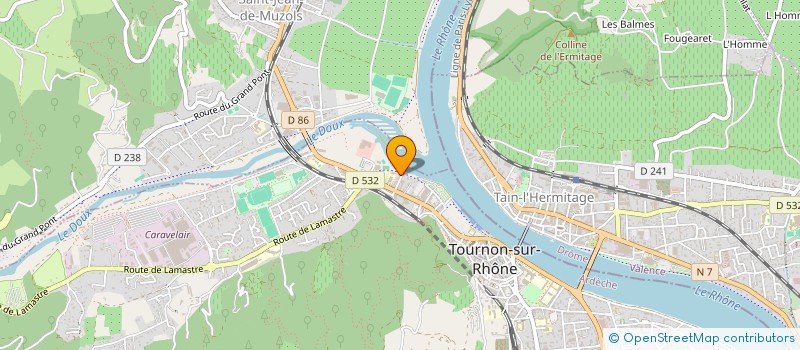 localisation de l'entreprise ZEBRA CONSULTING à TOURNON-SUR-RHONE