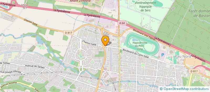 localisation de l'entreprise ZEBRA CORPORATE  LONS