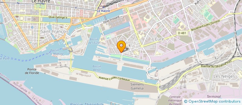 localisation de l'entreprise ZEBRA INSURANCE SOLUTIONS à LE HAVRE