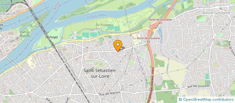 localisation de l'entreprise ZEBRANO MENUISERIE  SAINT-SEBASTIEN-SUR-LOIRE