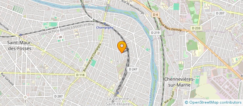 localisation de l'entreprise ZEBRAVALLEY à SAINT-MAUR-DES-FOSSES