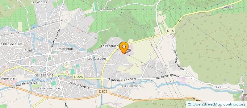 localisation de l'entreprise ZEBRE & CO  PELISSANNE