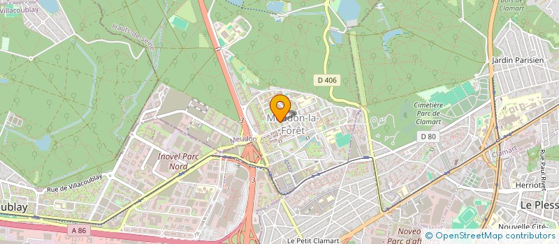 localisation de l'entreprise ZEBRE FEROCE INVESTISSEMENT à MEUDON