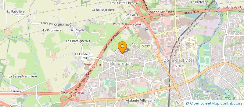 localisation de l'entreprise ZEBRYX RENNES  RENNES