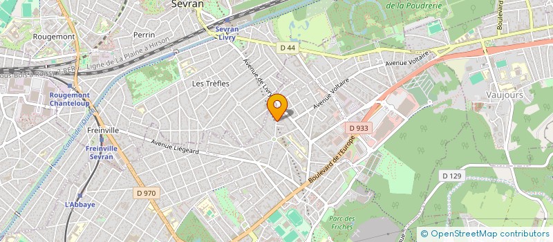 localisation de l'entreprise ZEBULLA à LIVRY-GARGAN