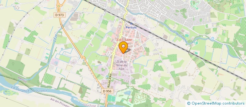 localisation de l'entreprise ZEBULON  PERTUIS