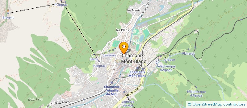 localisation de l'entreprise ZEBULON à CHAMONIX-MONT-BLANC
