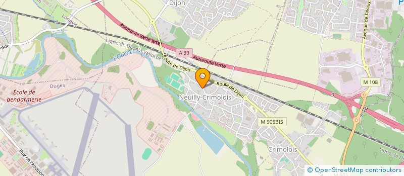 localisation de l'entreprise ZEBULON  NEUILLY-CRIMOLOIS