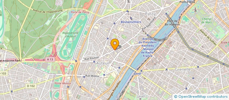 localisation de l'entreprise ZEBULON PRODUCTIONS  PARIS