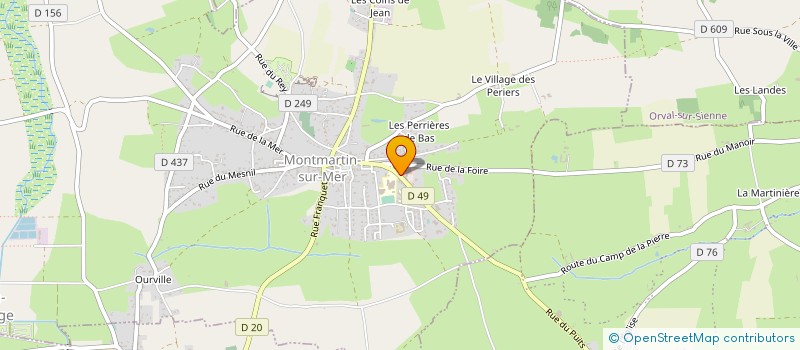 localisation de l'entreprise ZECAP à MONTMARTIN-SUR-MER