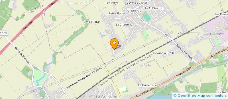 localisation de l'entreprise ZECOA à CHAINGY
