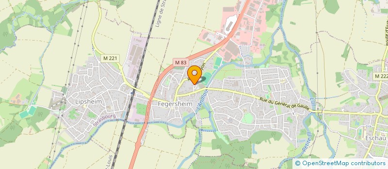 localisation de l'entreprise ZED  FEGERSHEIM