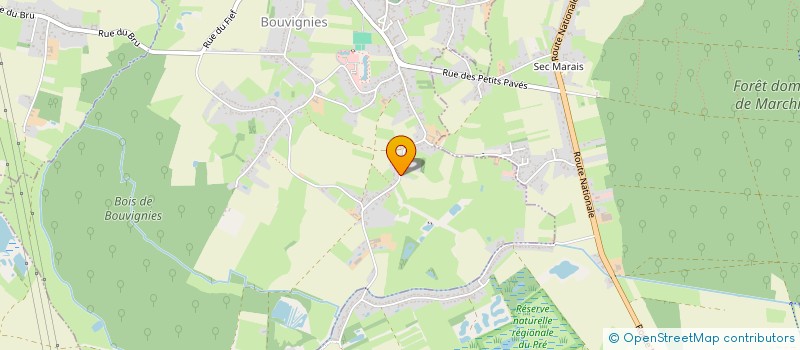 localisation de l'entreprise ZED à BOUVIGNIES