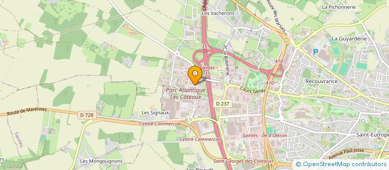 localisation de l'entreprise ZED COM à SAINT-GEORGES-DES-COTEAUX