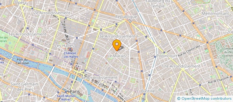 localisation de l'entreprise ZED MARKETING RESEARCH à PARIS