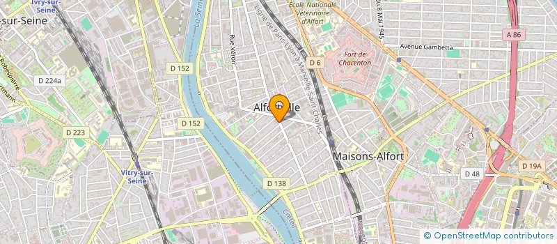 localisation de l'entreprise ZED PHONE à ALFORTVILLE
