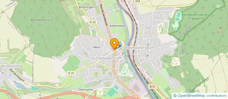 localisation de l'entreprise ZED SARL à GROSBLIEDERSTROFF