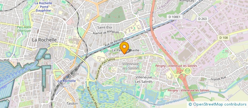 localisation de l'entreprise ZEDA à LA ROCHELLE