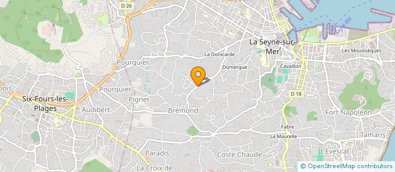 localisation de l'entreprise ZEDARAMON à LA SEYNE-SUR-MER