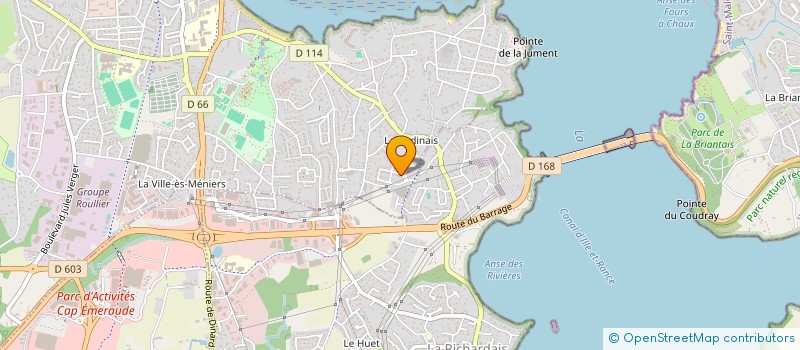 localisation de l'entreprise ZEDATA CONSULTING  DINARD