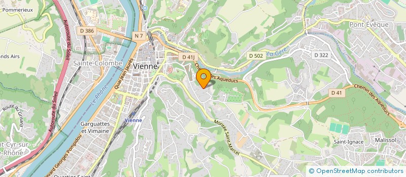 localisation de l'entreprise ZEDDE  VIENNE