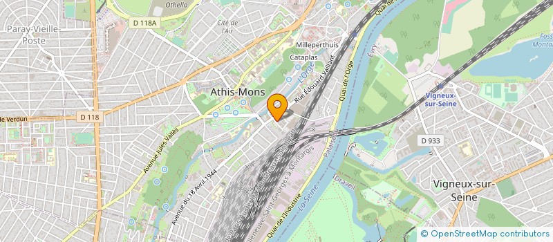 localisation de l'entreprise ZEDECOR à ATHIS-MONS