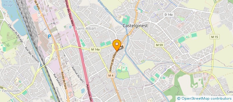 localisation de l'entreprise ZEDEKA  SAINT-ALBAN