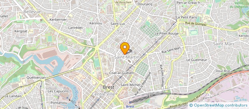 localisation de l'entreprise ZEDELE à BREST