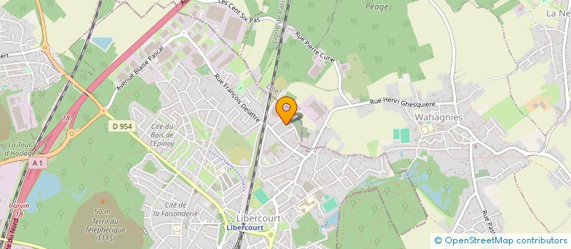 localisation de l'entreprise ZEDELIM  LIBERCOURT