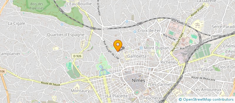 localisation de l'entreprise ZEDET à NIMES
