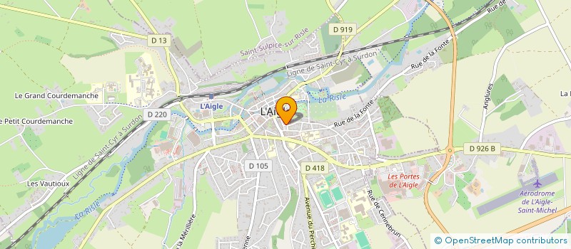 localisation de l'entreprise ZEDHA à L'AIGLE