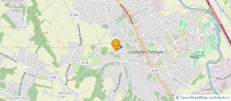 localisation de l'entreprise ZEDIAG à CASTANET-TOLOSAN