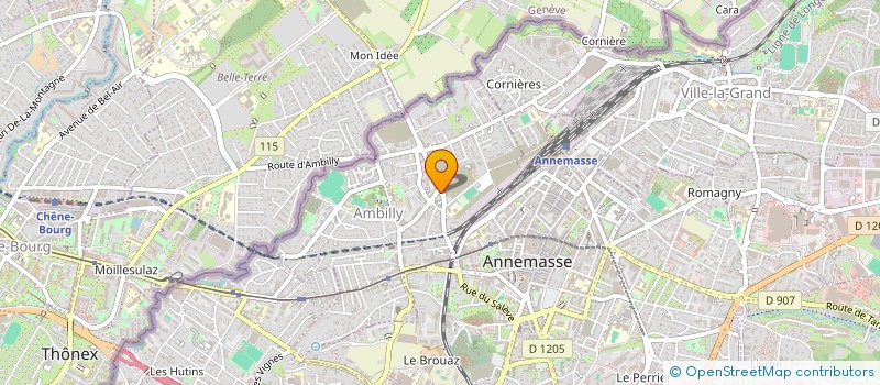 localisation de l'entreprise ZEDLOC  AMBILLY